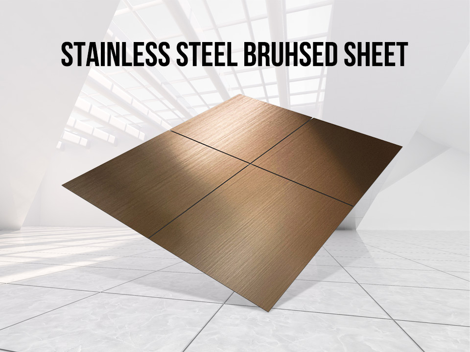 Stainless Steel Satin Bronze, NO.4 Satin Finish Sheet Wholesale